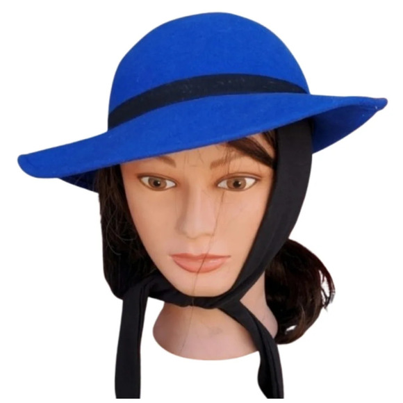 Vintage Blue Ear cover Wool  Doeskin hat - Picture 2 of 8